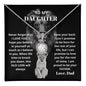 To My Daughter | Never Forget That I Love You Eternal Hope Necklace